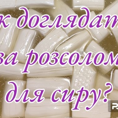 Розсіл для просолювання сиру